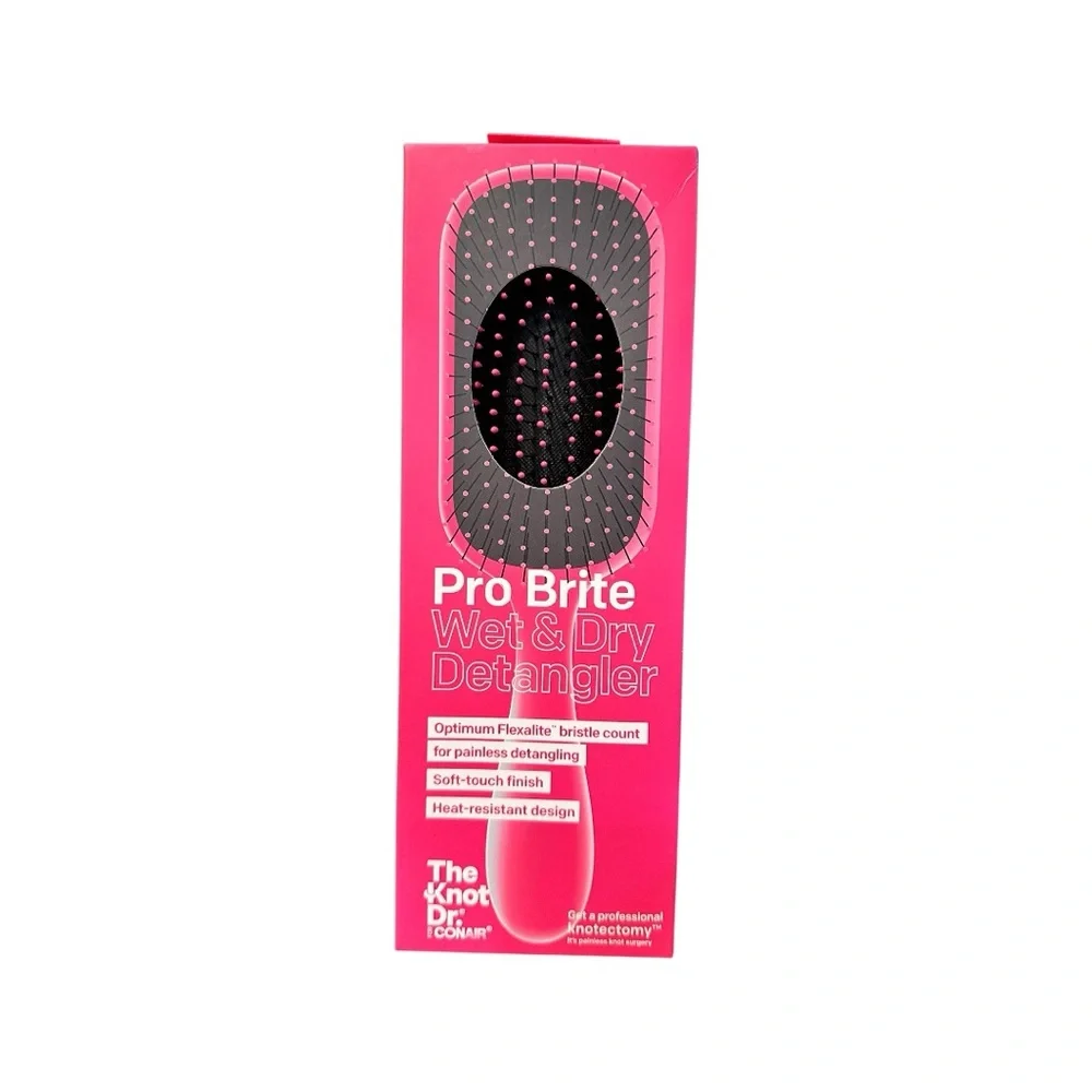 Conair The Knot Dr. Pro Brite Wet & Dry Detangler Brush